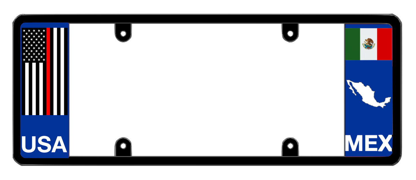 DFS Mexico MEX Patented License Plate Frame Holder