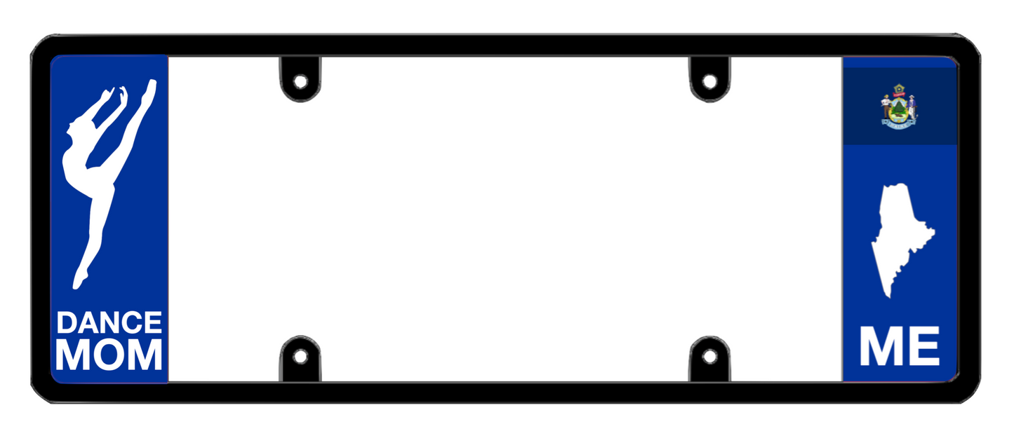 DFS Maine ME Patented License Plate Frame Holder