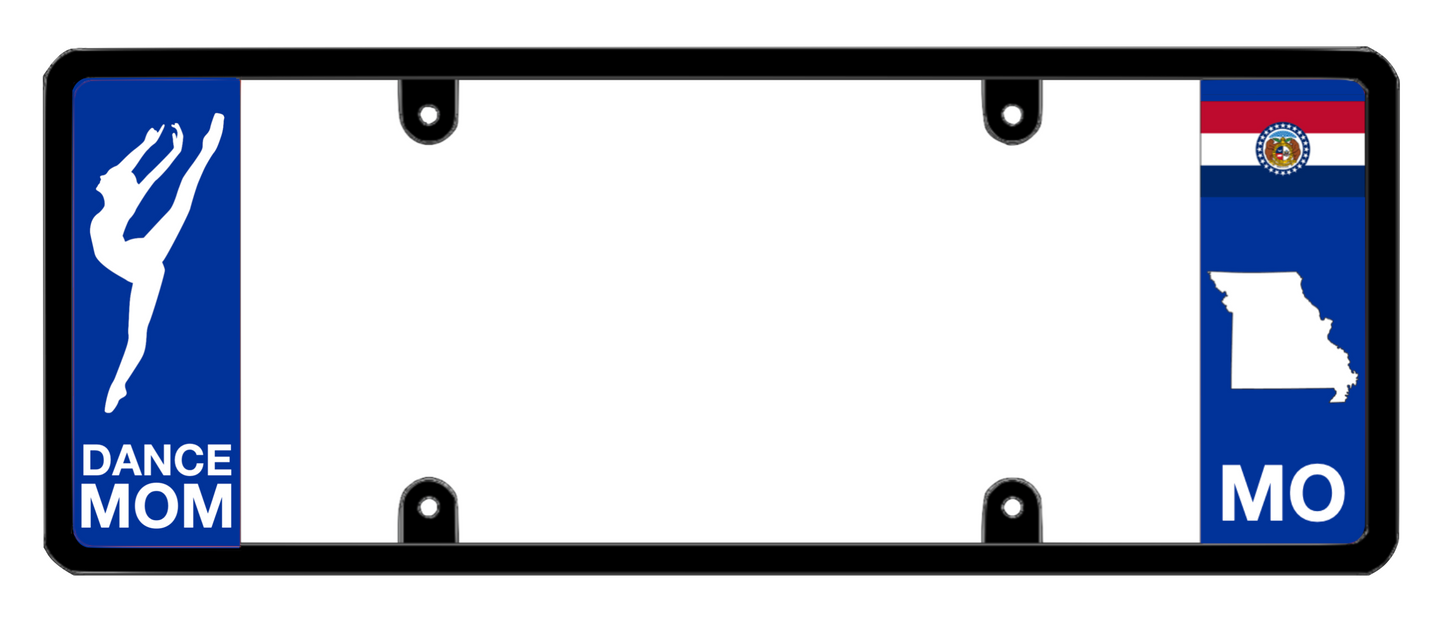 DFS Missouri MO Patented License Plate Frame Holder