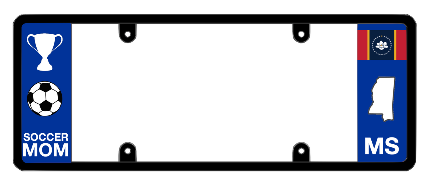 DFS Mississippi MS Patented License Plate Frame Holder