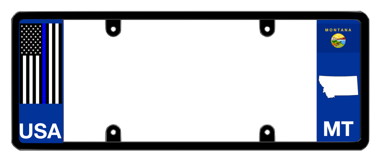 DFS Montana  MT Patented License Plate Frame Holder