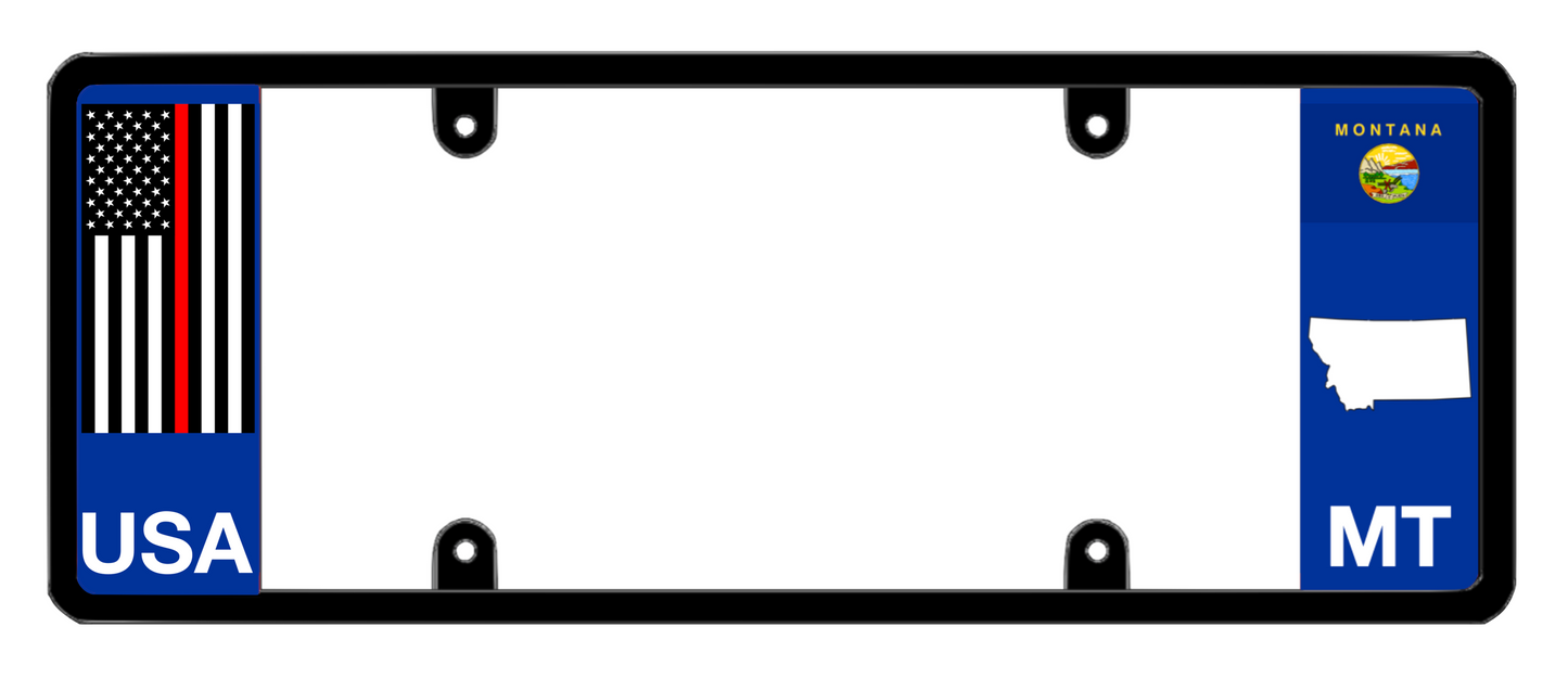 DFS Montana  MT Patented License Plate Frame Holder