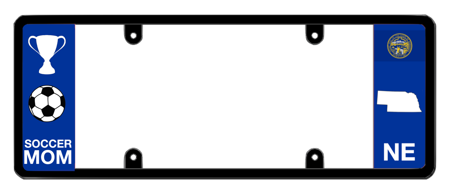 DFS Nebraska NE Patented License Plate Frame Holder