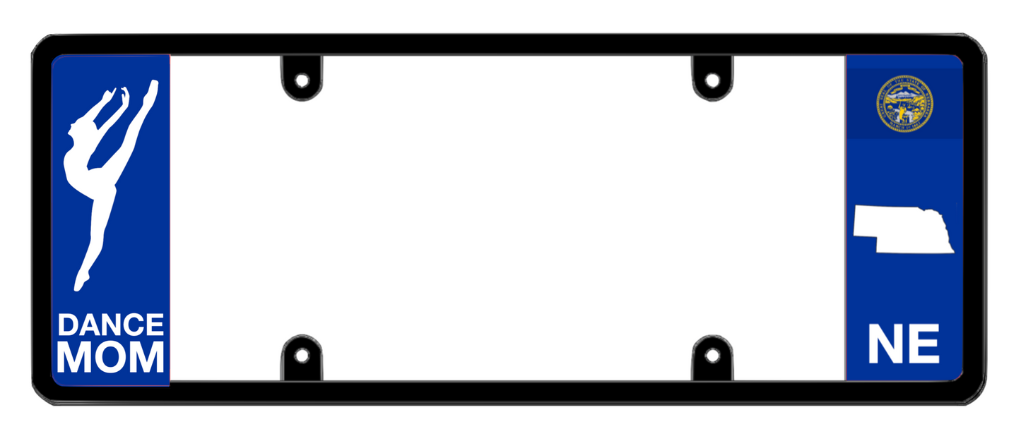 DFS Nebraska NE Patented License Plate Frame Holder