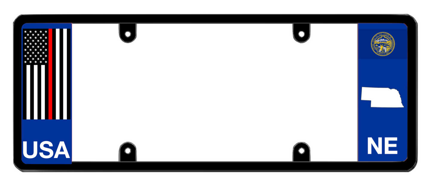 DFS Nebraska NE Patented License Plate Frame Holder
