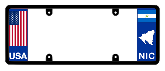 DFS Nicaragua NIC Patented License Plate Frame Holder