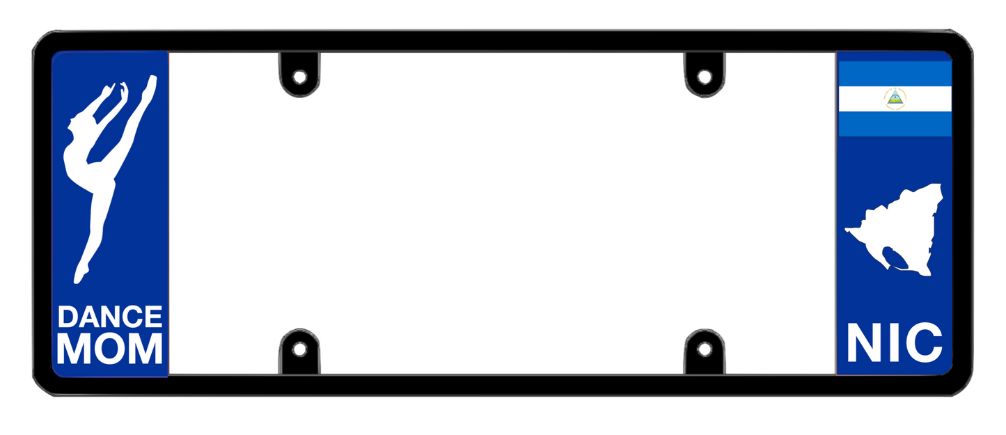DFS Nicaragua NIC Patented License Plate Frame Holder