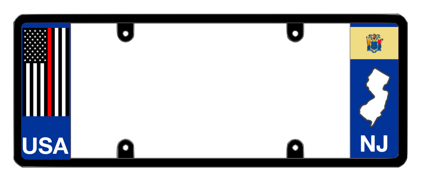 DFS New Jersey NJ Patented License Plate Frame Holder