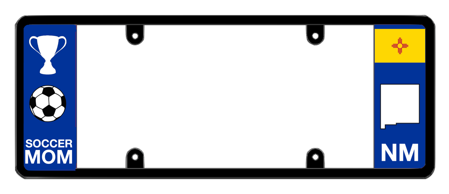 DFS New Mexico NM Patented License Plate Frame Holder