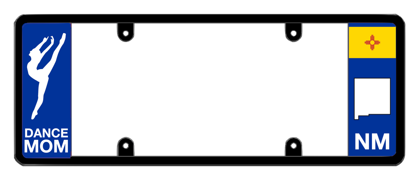 DFS New Mexico NM Patented License Plate Frame Holder