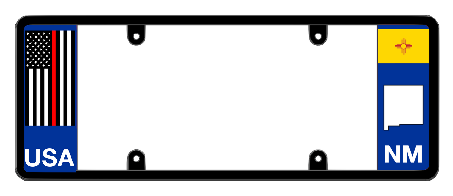 DFS New Mexico NM Patented License Plate Frame Holder