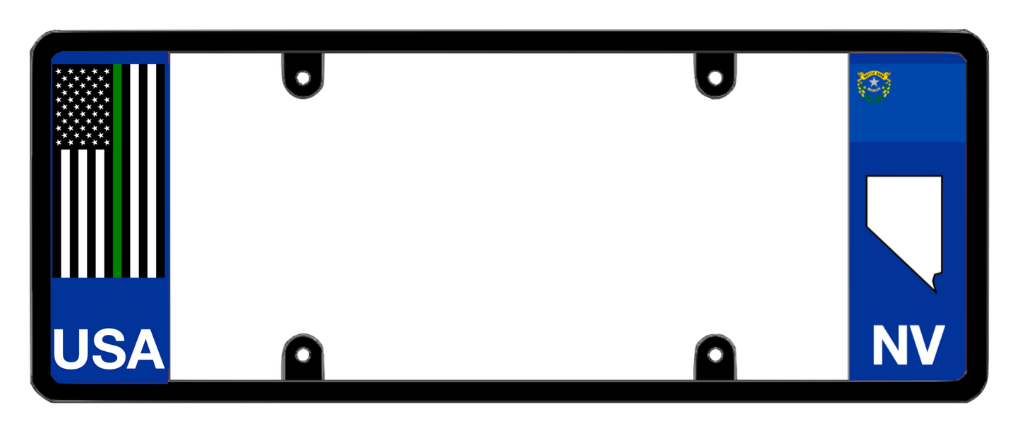 DFS Nevada NV Patented License Plate Frame Holder