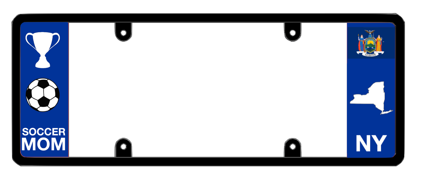 DFS New York NY Patented License Plate Frame Holder