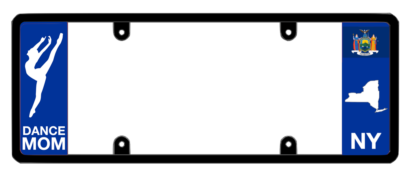 DFS New York NY Patented License Plate Frame Holder