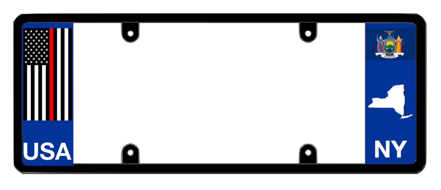 DFS New York NY Patented License Plate Frame Holder