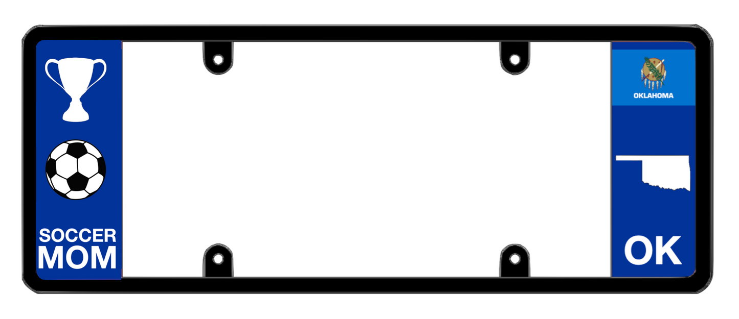 DFS Oklahoma OK Patented License Plate Frame Holder