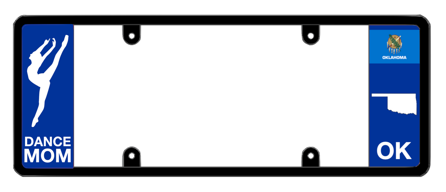 DFS Oklahoma OK Patented License Plate Frame Holder