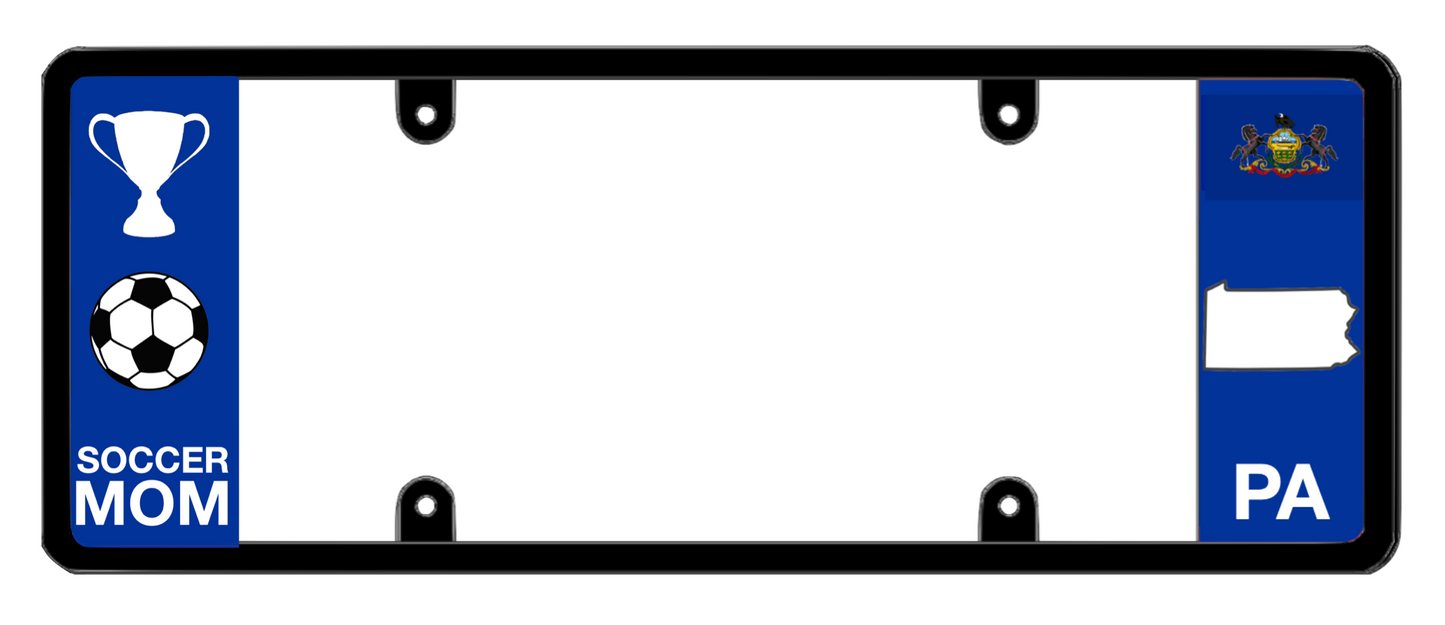 DFS Pennsylvania PA Patented License Plate Frame Holder