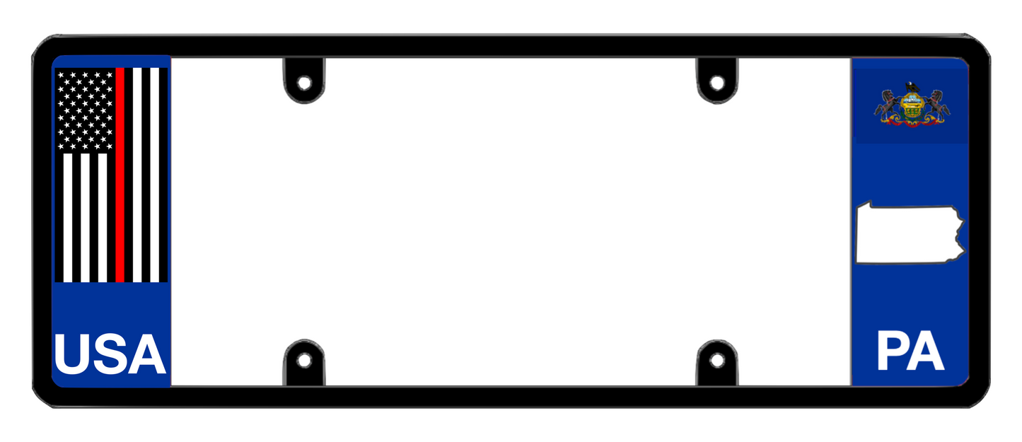 DFS Pennsylvania PA Patented License Plate Frame Holder