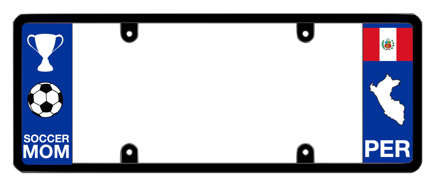 DFS Peru PER Patented License Plate Frame Holder
