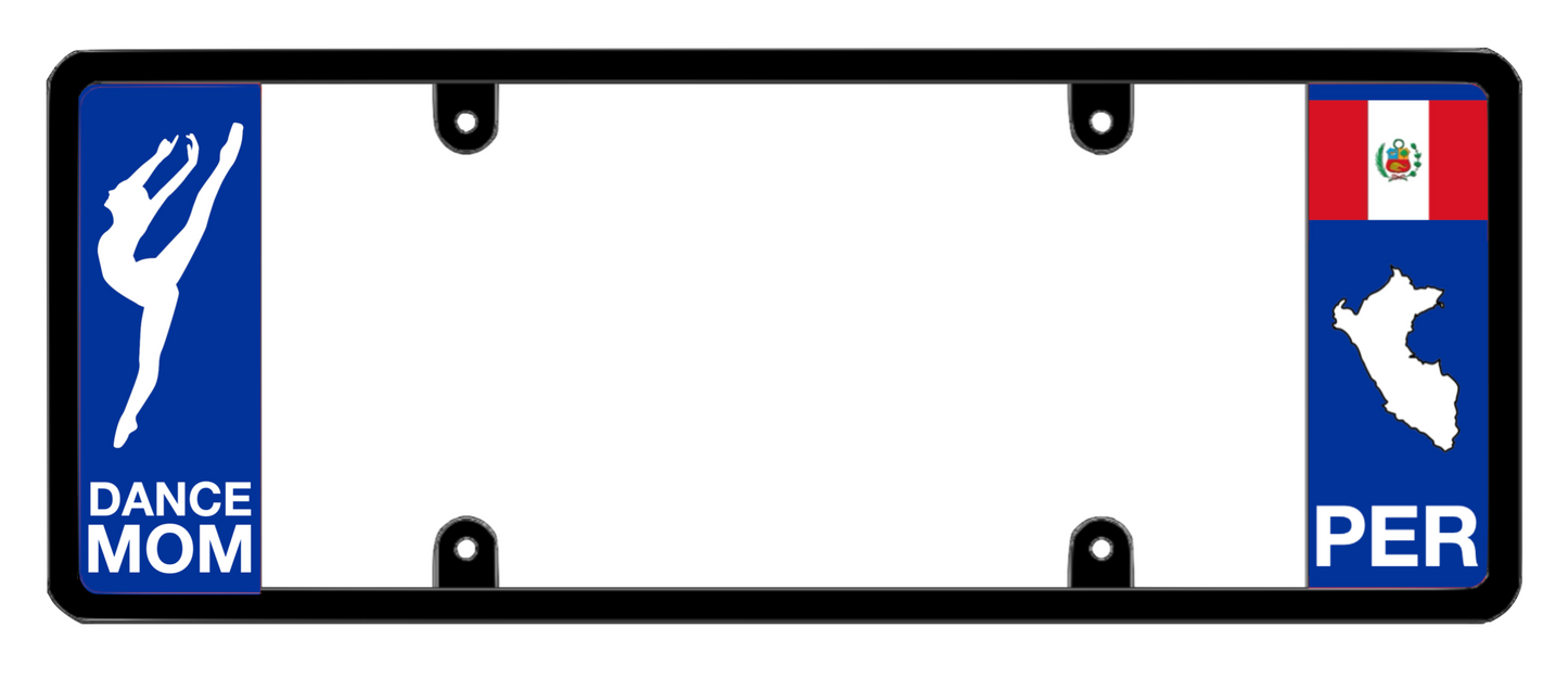 DFS Peru PER Patented License Plate Frame Holder