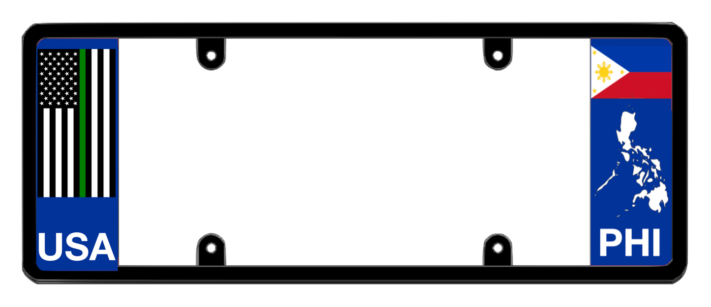 DFS Philippines PHI Patented License Plate Frame Holder