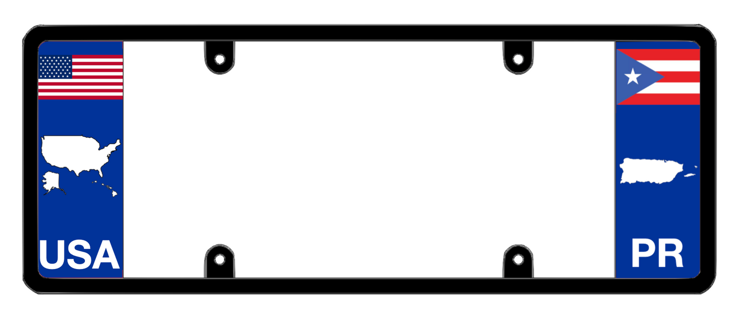 DFS Puerto Rico PR Patented License Plate Frame Holder