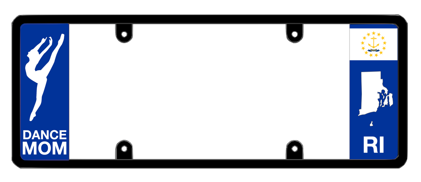 DFS Rhode Island RI Patented License Plate Frame Holder