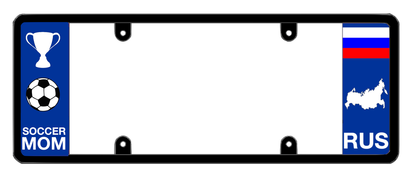 DFS Russia RUS Patented License Plate Frame Holder