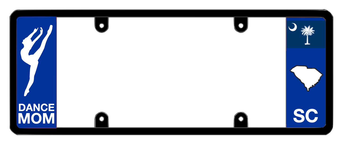DFS South Carolina SC Patented License Plate Frame Holder