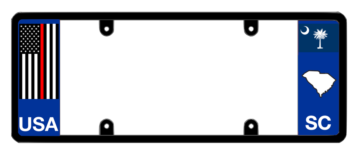 DFS South Carolina SC Patented License Plate Frame Holder