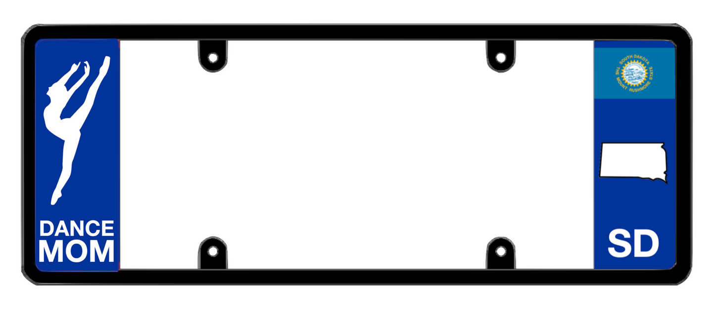 DFS South Dakota SD Patented License Plate Frame Holder