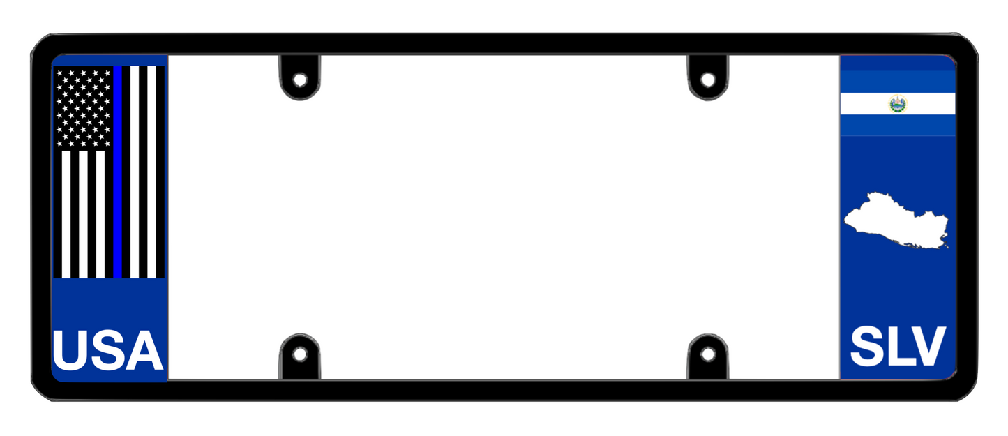 DFS El Salvador SLV Patented License Plate Frame Holder