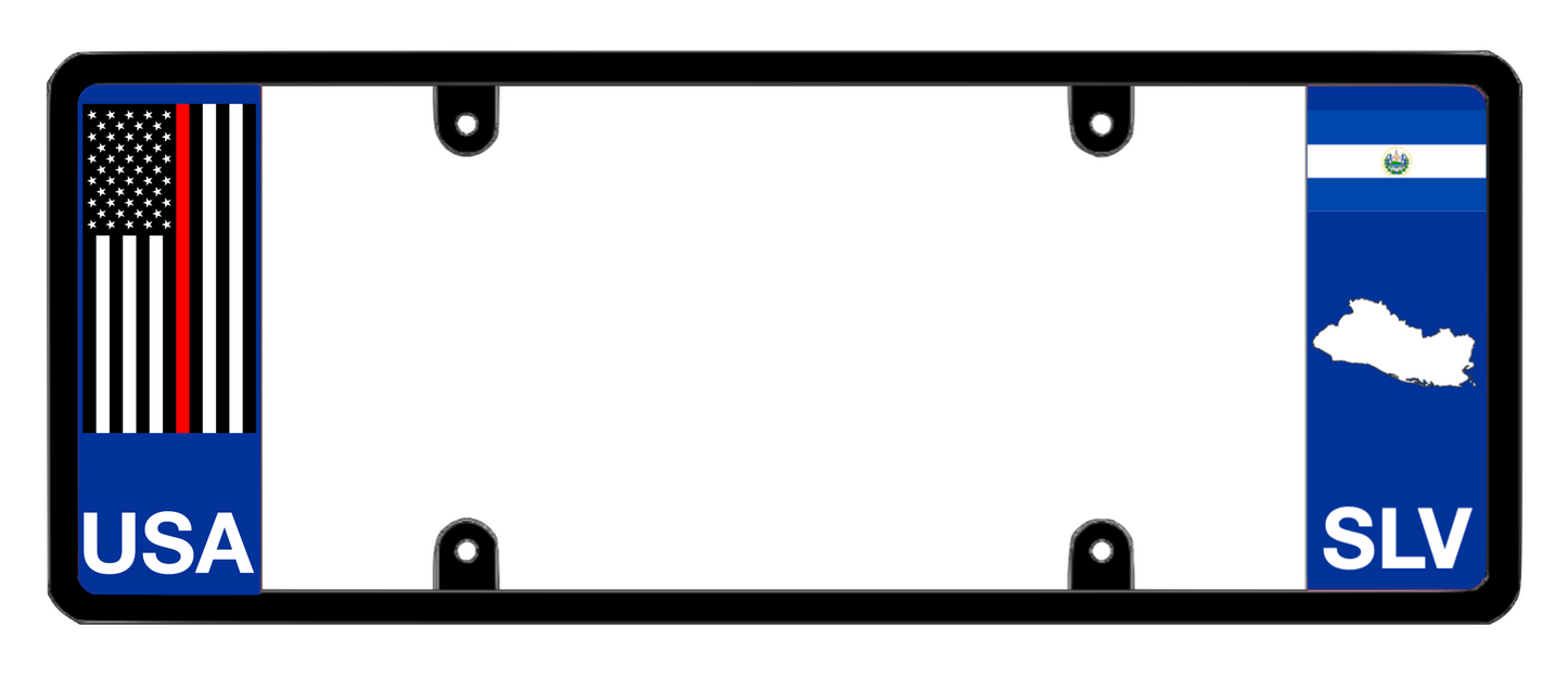 DFS El Salvador SLV Patented License Plate Frame Holder