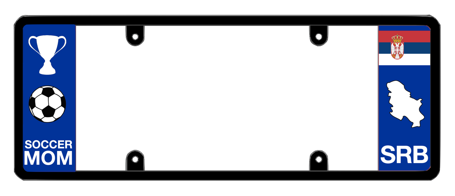 DFS Serbia SRB Patented License Plate Frame Holder