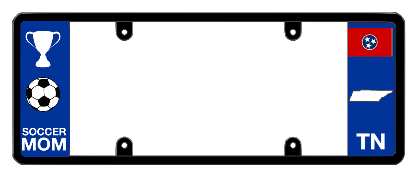 DFS Tennessee TN Patented License Plate Frame Holder