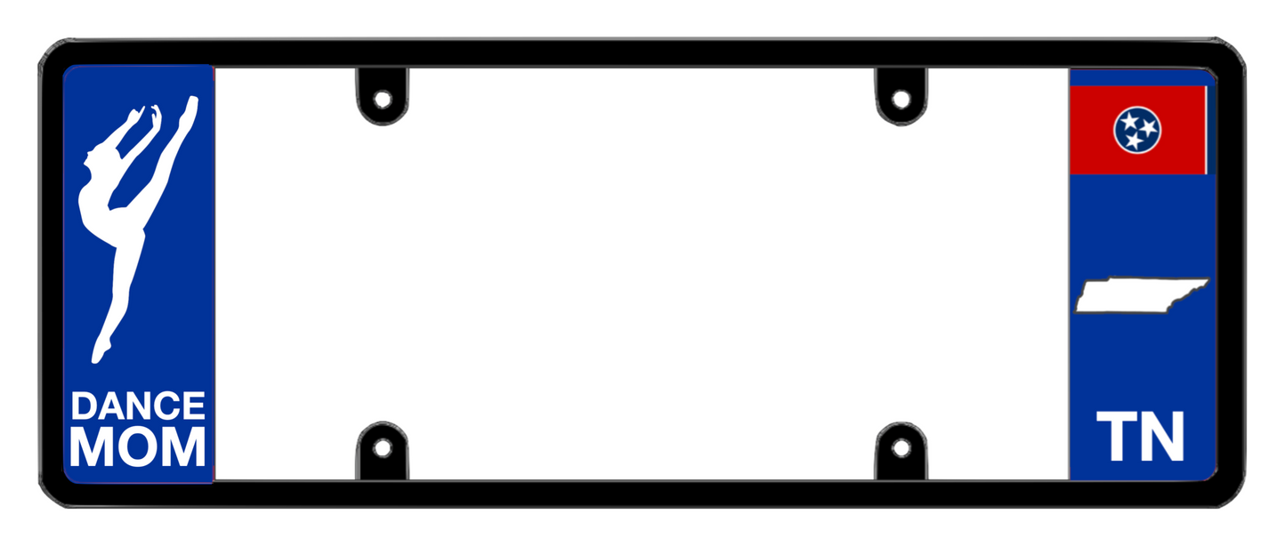 DFS Tennessee TN Patented License Plate Frame Holder