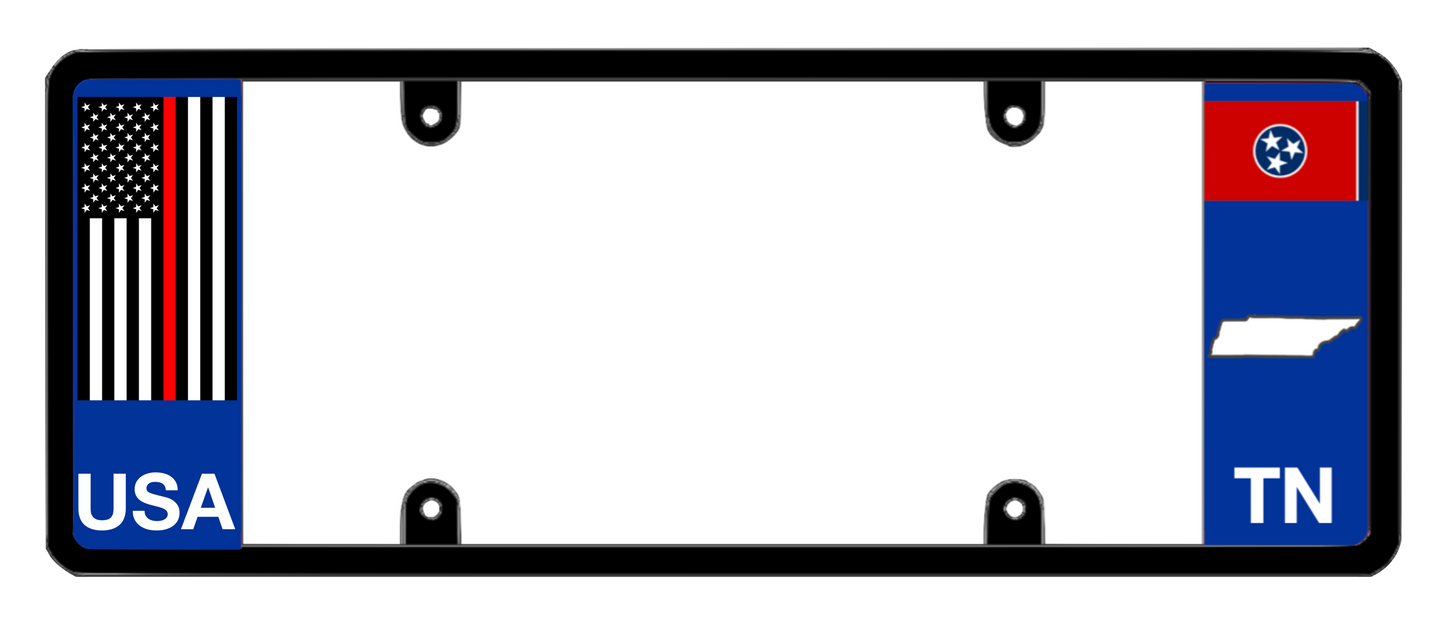 DFS Tennessee TN Patented License Plate Frame Holder