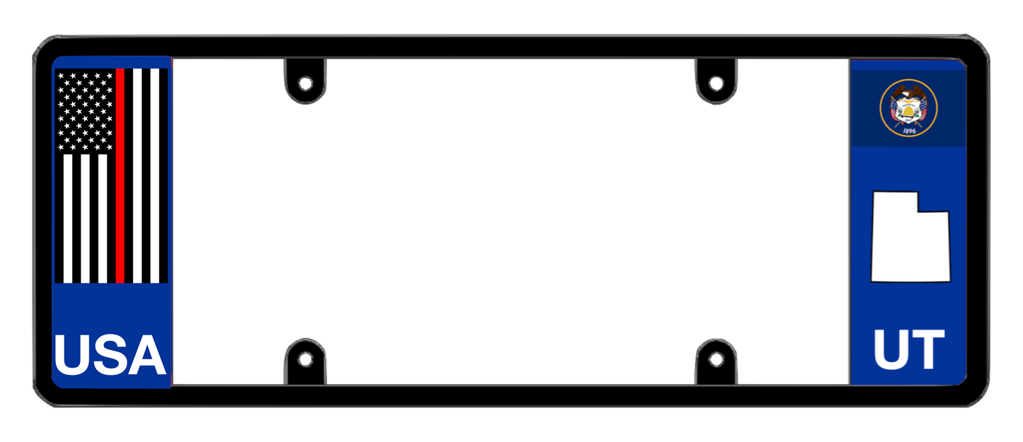 DFS Utah UT Patented License Plate Frame Holder