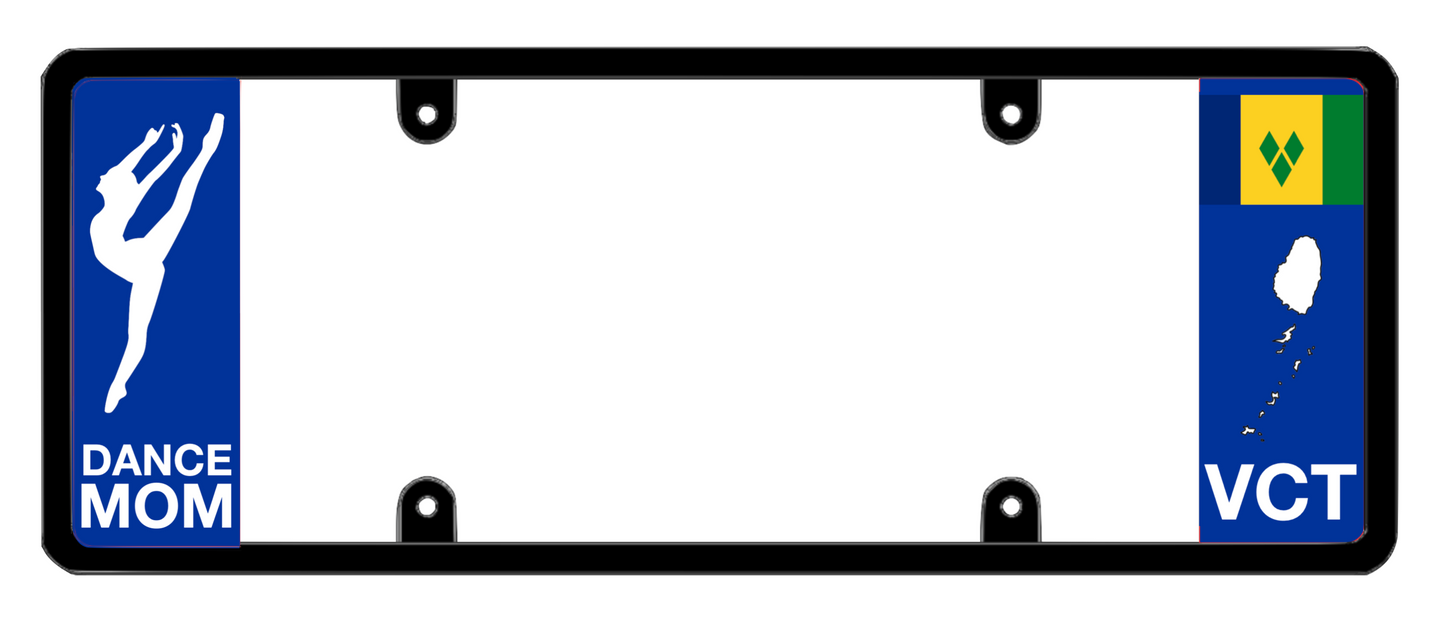 DFS Saint Vincent VCT Patented License Plate Frame Holder
