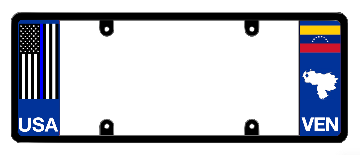 DFS Venezuela VEN Patented License Plate Frame Holder