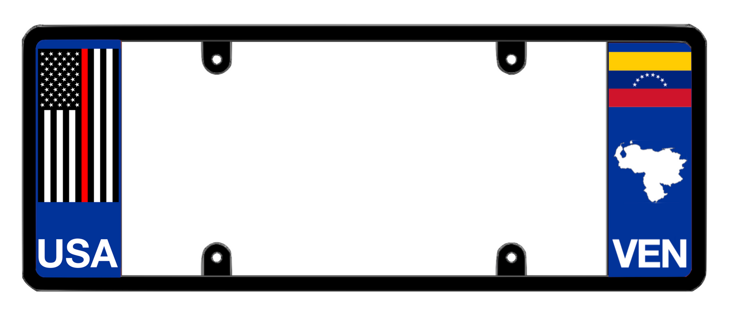 DFS Venezuela VEN Patented License Plate Frame Holder