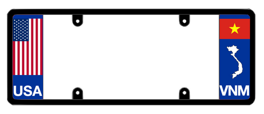 DFS Vietnam VNM Patented License Plate Frame Holder