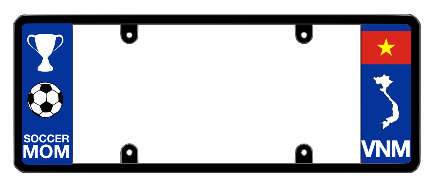 DFS Vietnam VNM Patented License Plate Frame Holder