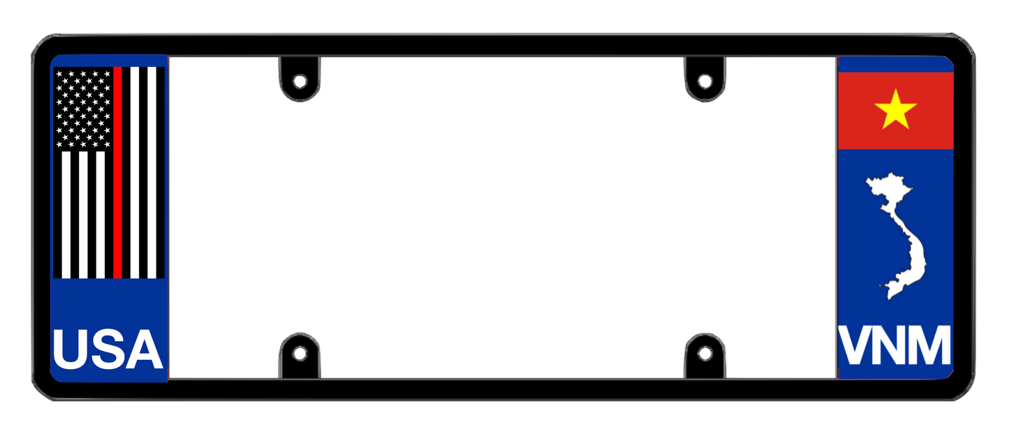 DFS Vietnam VNM Patented License Plate Frame Holder