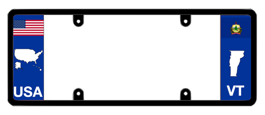 DFS Vermont VT Patented License Plate Frame Holder