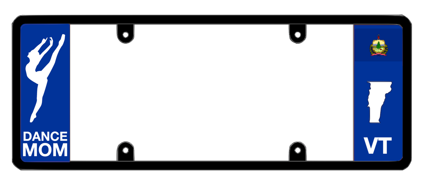 DFS Vermont VT Patented License Plate Frame Holder