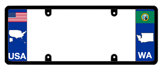 DFS Washington WA Patented License Plate Frame Holder