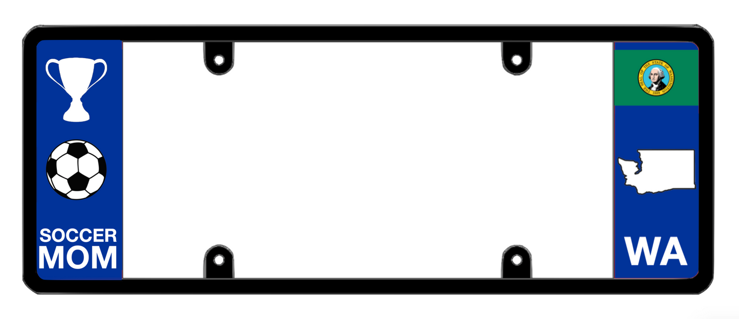 DFS Washington WA Patented License Plate Frame Holder