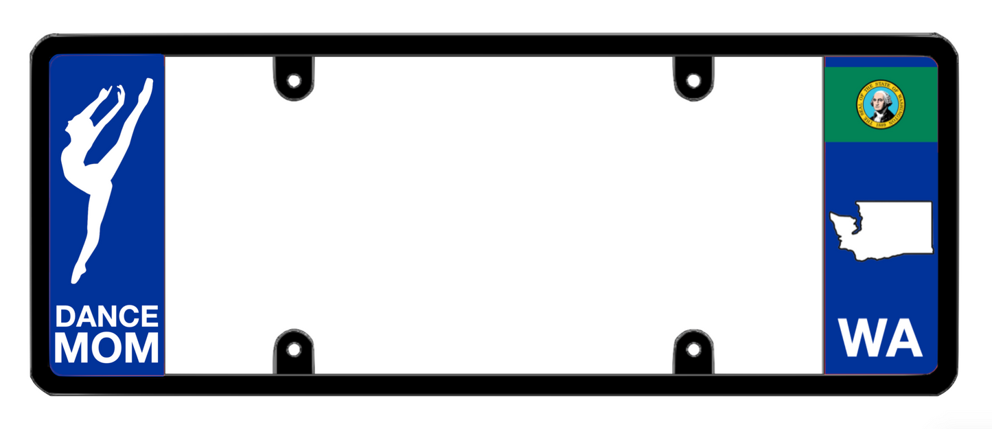 DFS Washington WA Patented License Plate Frame Holder